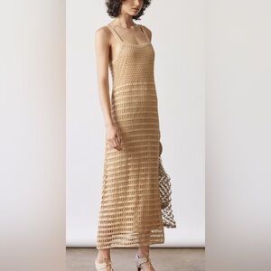 Elizabeth & James Honey Crochet Maxi Dress | M